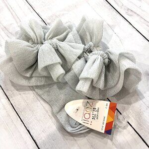 🆕NWT Silver Ruffle Anklet Socks